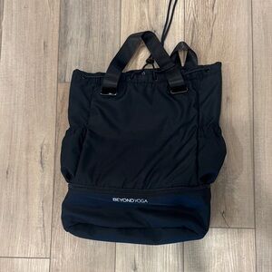 Beyond Yoga Black Nylon Tote